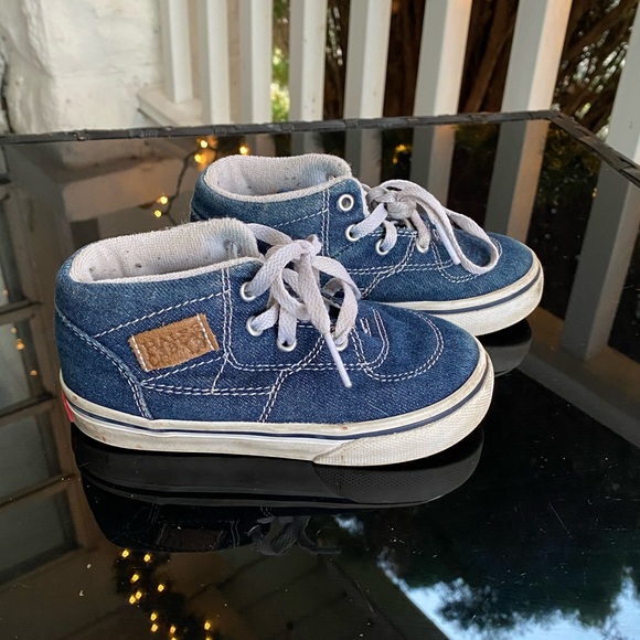 vans half cab denim